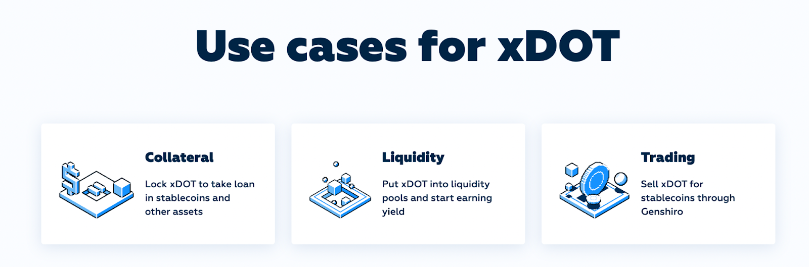 Use cases for xDOT